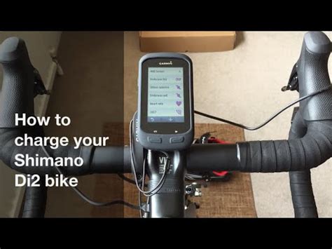 shimano di2 internal junction box|how to charge di2 shifters.